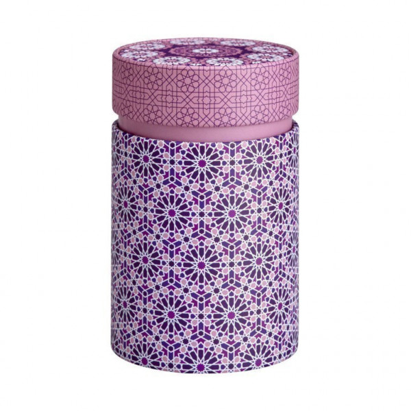 Boîte Cylindrique Andalouse rose - Compagnie Anglaise des Thés