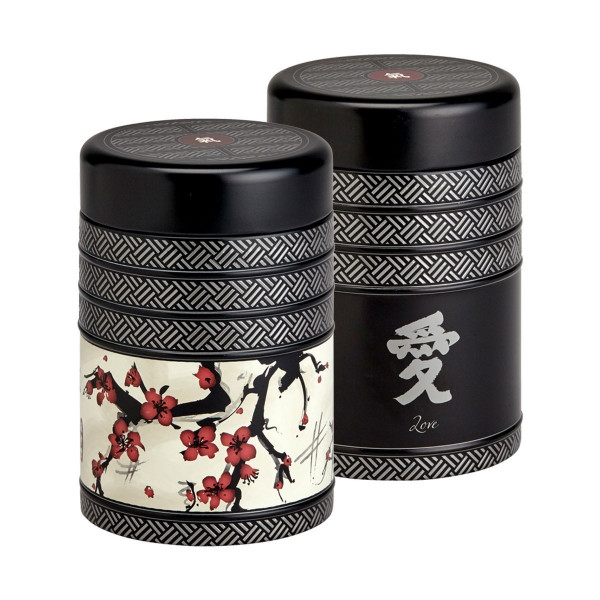 Boîte Cerisier Japonais cylindrique - Compagnie Anglaise des Thés