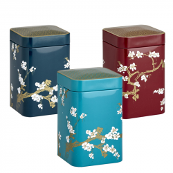 Boîtes Cerisier Japonais Bleue - Compagnie Anglaise des thés