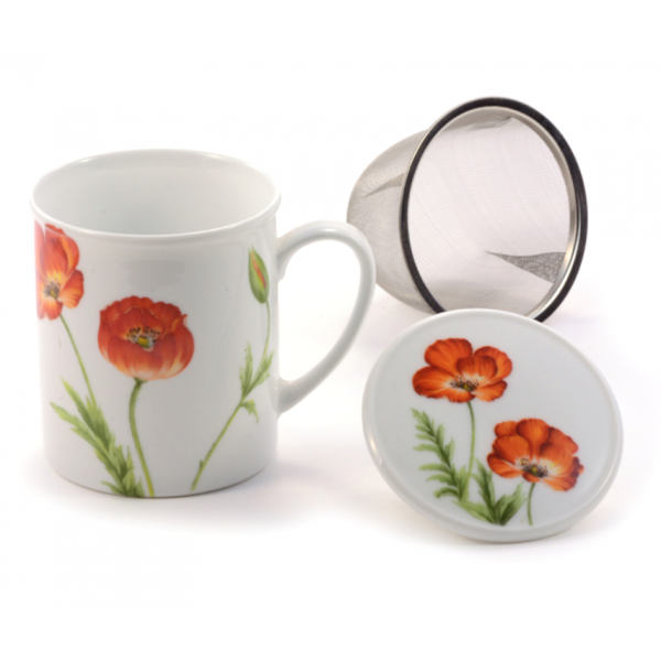 Tisanière Coquelicot - Compagnie Anglaise des Thés