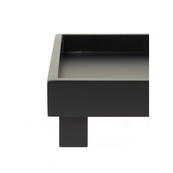 Plateau bambou noir avec pieds OBJETS AUTOUR DU THÉ- 2