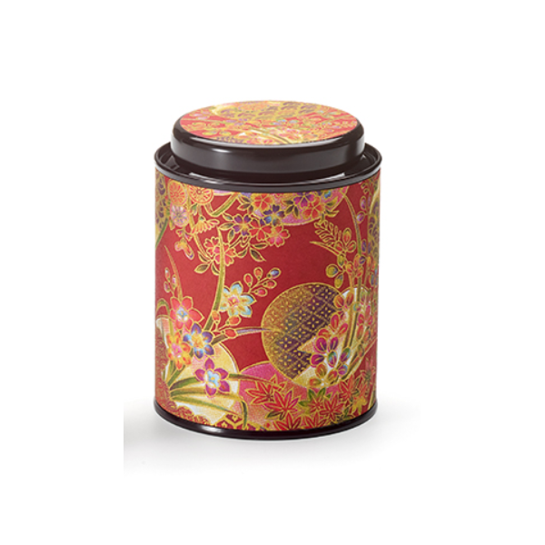Boîte Japonaise rouge et dorée 80g - Compagnie Anglaise des Thés