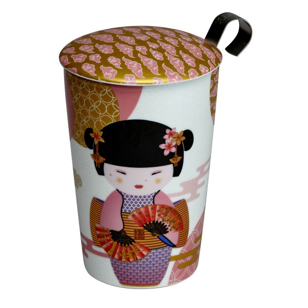 Tisanière Geisha rose - Compagnie Anglaise des Thés