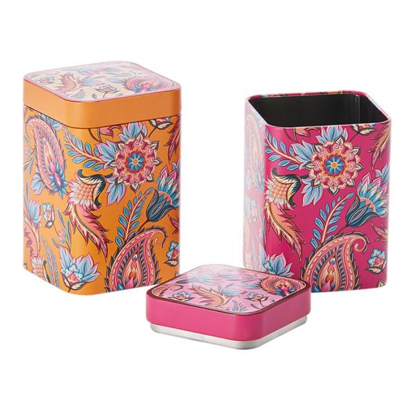 Boîte Plume orange - Compagnie Anglaise des Thés