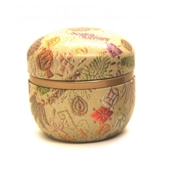 Boîte Japonaise Ronde Beige - Compagnie Anglaise des Thés