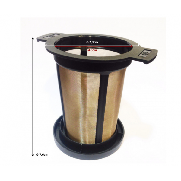 Filtre inox extra-fin Ø 6cm - Compagnie Anglaise des Thés