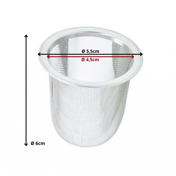 Petit filtre métal Ø 4,5cm ACCESSOIRES POUR LE THÉ- 2