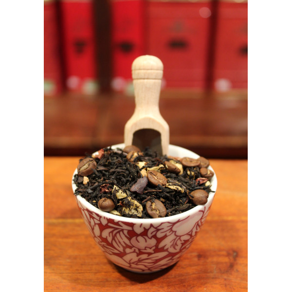 Thé CAFE CACAO CARAMEL - Thé noir P'TIT DEJ  - Compagnie Anglaise des Thés
