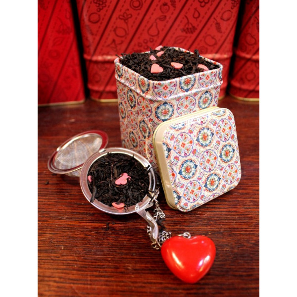 Thé LITCHI FRUITS ROUGES - Thé noir CUPIDON- Compagnie Anglaise des Thés