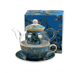Théière Solitaire en verre sakura - Compagnie Anglaise des Thés