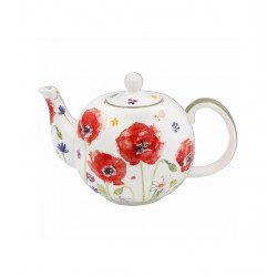 Théière Coquelicots en porcelaine 1,2l THÉIÈRES- 1