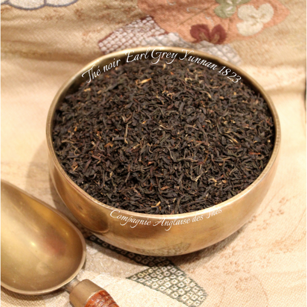 Thé YUNNAN BERGAMOTE - Thé noir EARL GREY YUNNAN 1823 - Cie Anglaise des Thés