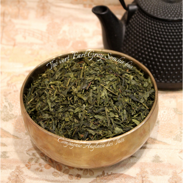 Thé vert Bergamote - Thé EARL GREY VERT Bio - Compagnie Anglaise des Thés