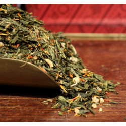 Thé Caramel, Vanille, Noisette -Thé vert MOULIN ROUGE SENCHA - Compagnie Anglaise des Thés