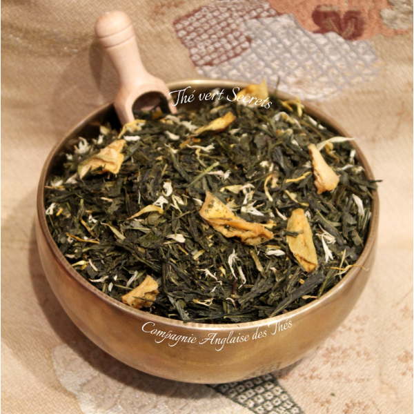 Thé MIRABELLE, MANGUE - Thé vert SECRETS - Compagnie Anglaise des Thés