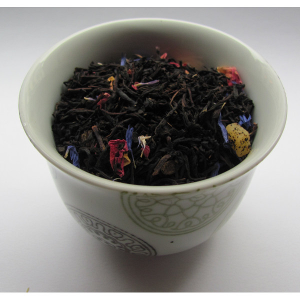 Tasse Thé FRUITS EXOTIQUES, PECHE, FLEURS- Thé noir CORAIL - Cie Anglaise des Thés