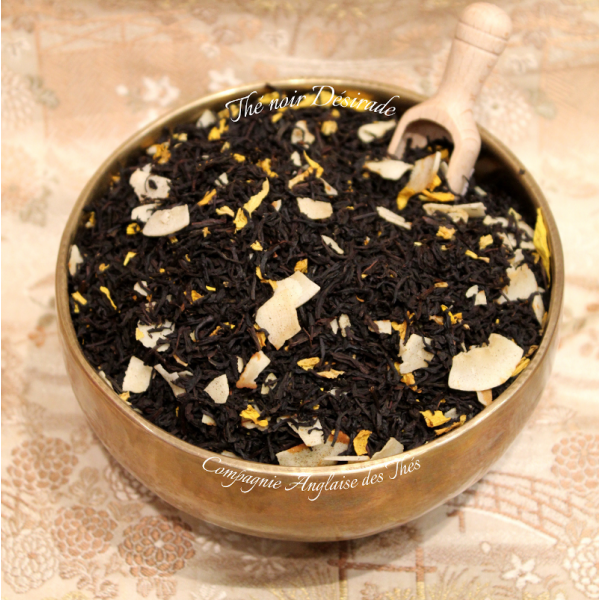 Thé COCO MANGUE MACARON - Thé noir DESIRADE  - Cie Anglaise des Thés