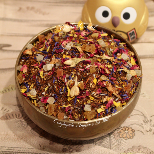 Rooibos Fruits exotiques  - Rooibos CORAIL- Compagnie Anglaise des Thés