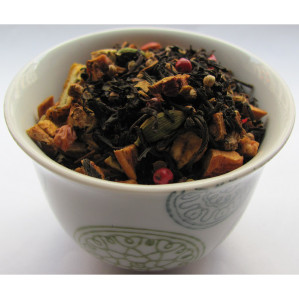 Tasse Thé POMME, MANDARINE, ÉPICES - Thé noir VADROUILLE - Cie Anglaise des Thés