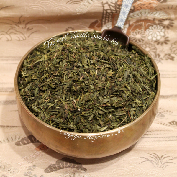 Thé Vanille bourbon de Madagascar -Thé vert VANILLE SENCHA- Compagnie Anglaise des Thés