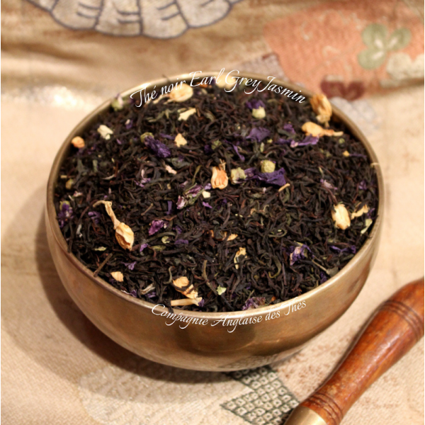 Thé BERGAMOTE JASMIN - Thé noir EARL GREY JASMIN- Cie Anglaise des Thés
