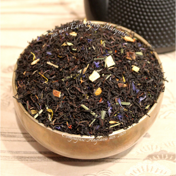 Thé BERGAMOTE CITRON - Thé noir EARL GREY MARQUISE - Cie Anglaise des Thés