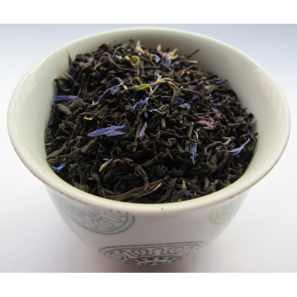 Tasse Thé BERGAMOTE, BLEUETS - Thé noir EARL GREY FLEURS BLEUES  - Cie Anglaise des Thés