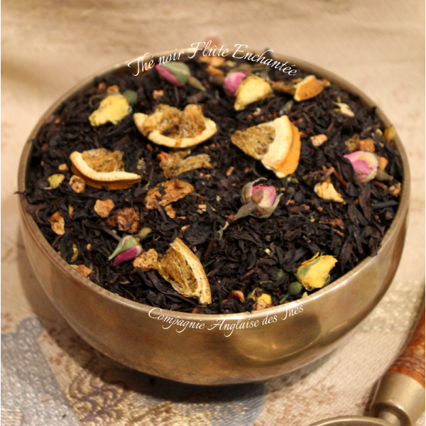 Thé ORANGE NOISETTE - Thé noir FLÛTE ENCHANTÉE  - Compagnie Anglaise des Thés