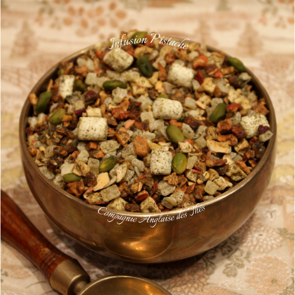 Infusion PISTACHES, GUIMAUVE, AMANDES, FRUITS - Infusion PISTACHE - Compagnie Anglaise des Thés