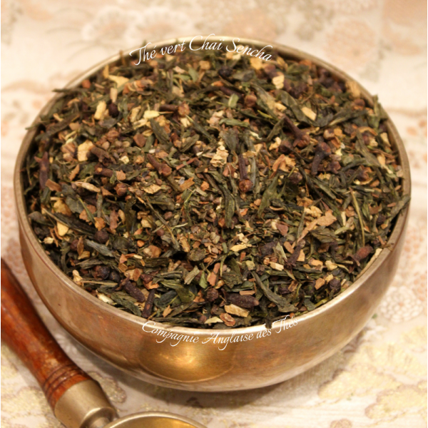 Thé Masala chai (Épices indiennes) - Thé vert CHAI SENCHA - Compagnie Anglaise des Thés