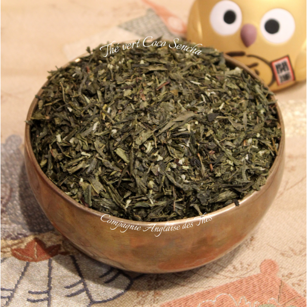 Thé vert COCO SENCHA - Thé vert noix de coco - Compagnie Anglaise des Thés