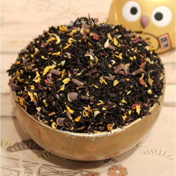 Thé CHOCOLAT PASSION  - Thé noir SCARLET  - Compagnie Anglaise des Thés