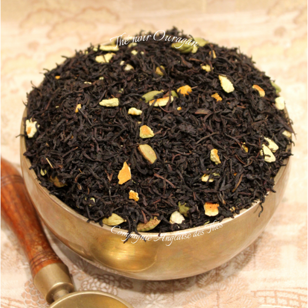 Thé BERGAMOTE CARDAMOME ORANGE -Thé noir OURAGAN- Compagnie Anglaise des Thés