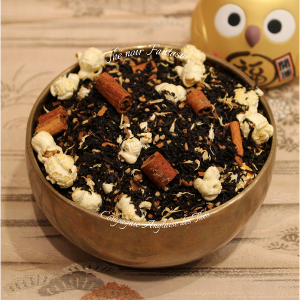 Thé noir FANTASIO - Thé Sirop d'érable, Cannelle, Popcorn - Compagnie Anglaise des Thés