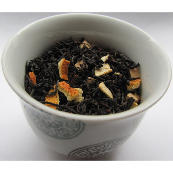 Tasse Thé CARAMEL MANDARINE AMANDE  - Thé noir TOSCANE - Compagnie Anglaise des Thés