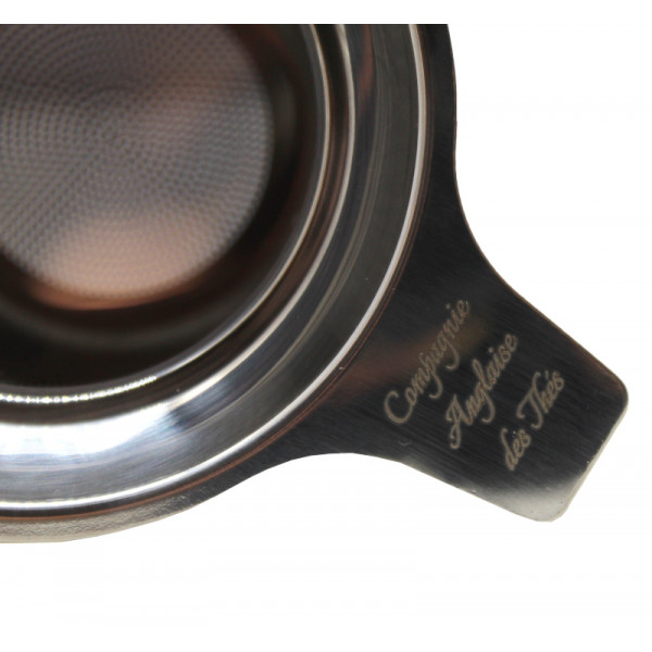 Filtre inox Ø 5.5cm avec gravure - Compagnie Anglaise des Thés