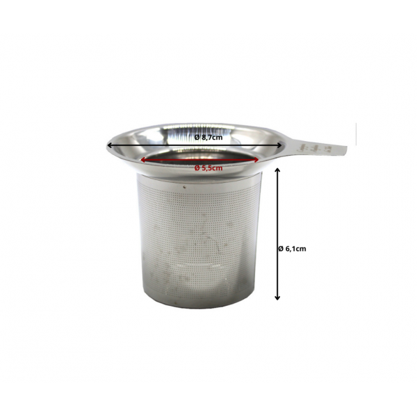Filtre inox Ø 5.5cm avec gravure - Compagnie Anglaise des Thés