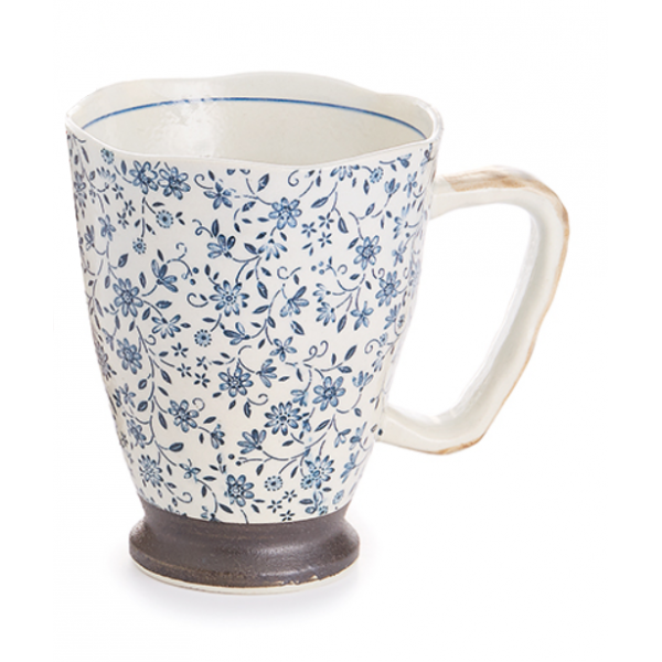 Mug Japonais Tsubaki bleu - Compagnie Anglaise des Thés