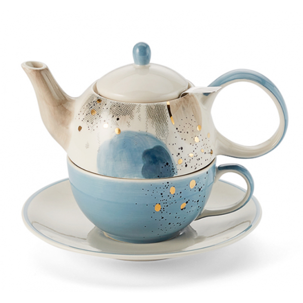 Théière Solitaire blue sky - Compagnie Anglaise des Thés