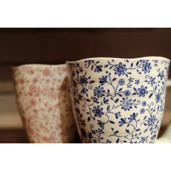 Mug Japonais Tsubaki bleu - Compagnie Anglaise des Thés