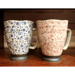 Mug Japonais Tsubaki bleu - Compagnie Anglaise des Thés