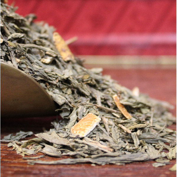 Thé vert BERGAMOTE -  Thé vert EARL GREY SENCHA Déthéiné - Compagnie Anglaise des Thés