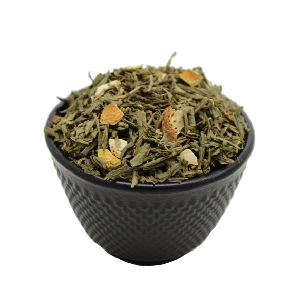 Tasse Thé vert BERGAMOTE -  Thé vert EARL GREY SENCHA Déthéiné - Compagnie Anglaise des Thés