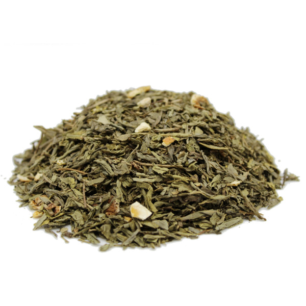 Thé vert BERGAMOTE -  Thé vert EARL GREY SENCHA Déthéiné - Compagnie Anglaise des Thés