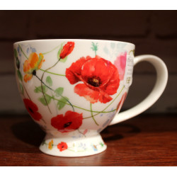 Mug Dunoon Coquelicot sauvage - Compagnie Anglaise des Thés