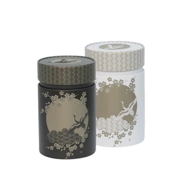 Boîte Cylindrique Japonaise blanche - Compagnie Anglaise des Thés