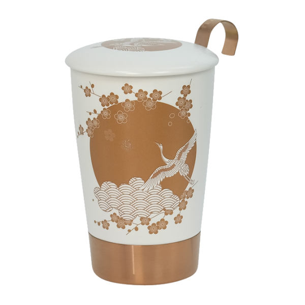 Tisanière Japonaise blanche - Compagnie Anglaise des Thés