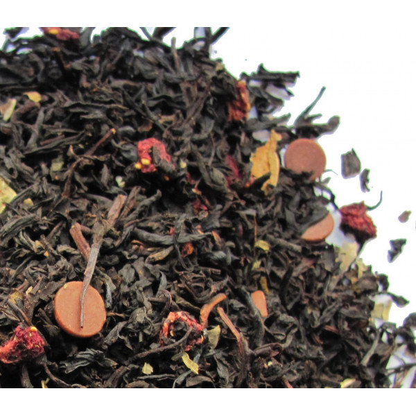 Thé en Vrac CHOCOLAT, FRAISE - Thé noir BAYONNE  - Compagnie Anglaise des Thés