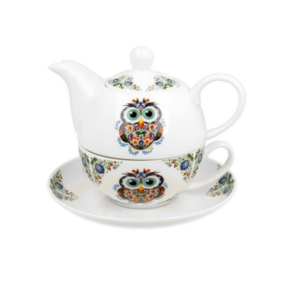 Théière Solitaire Hiboux - Compagnie Anglaise des Thés