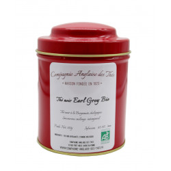 Thé BERGAMOTE - Thé noir EARL GREY BIO en boîte - Compagnie Anglaise des Thés